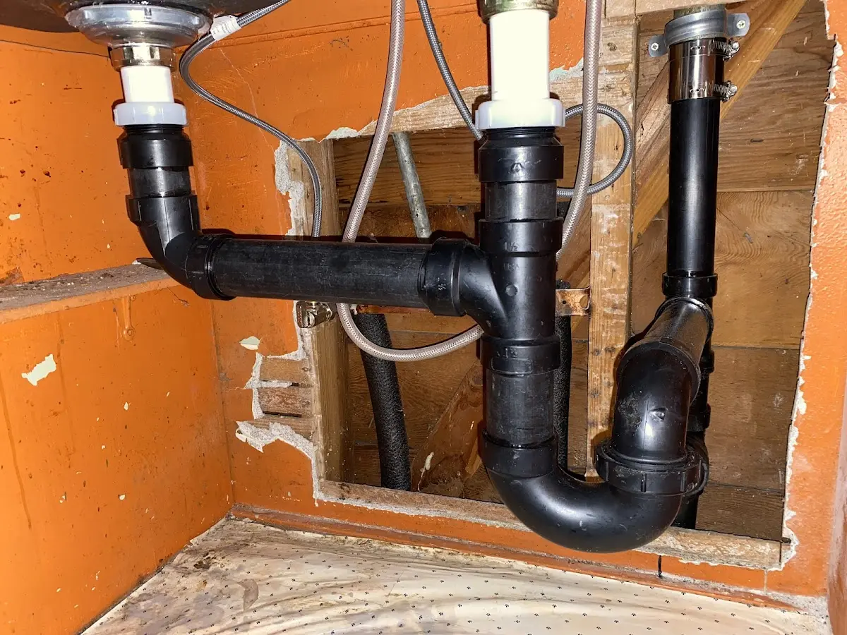 Professional Repiping Services equipment and tools on the job in Ledyard